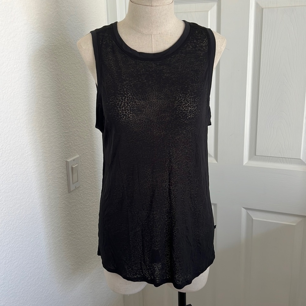 Lululemon open back tank top.